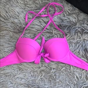 Magenta bikini top